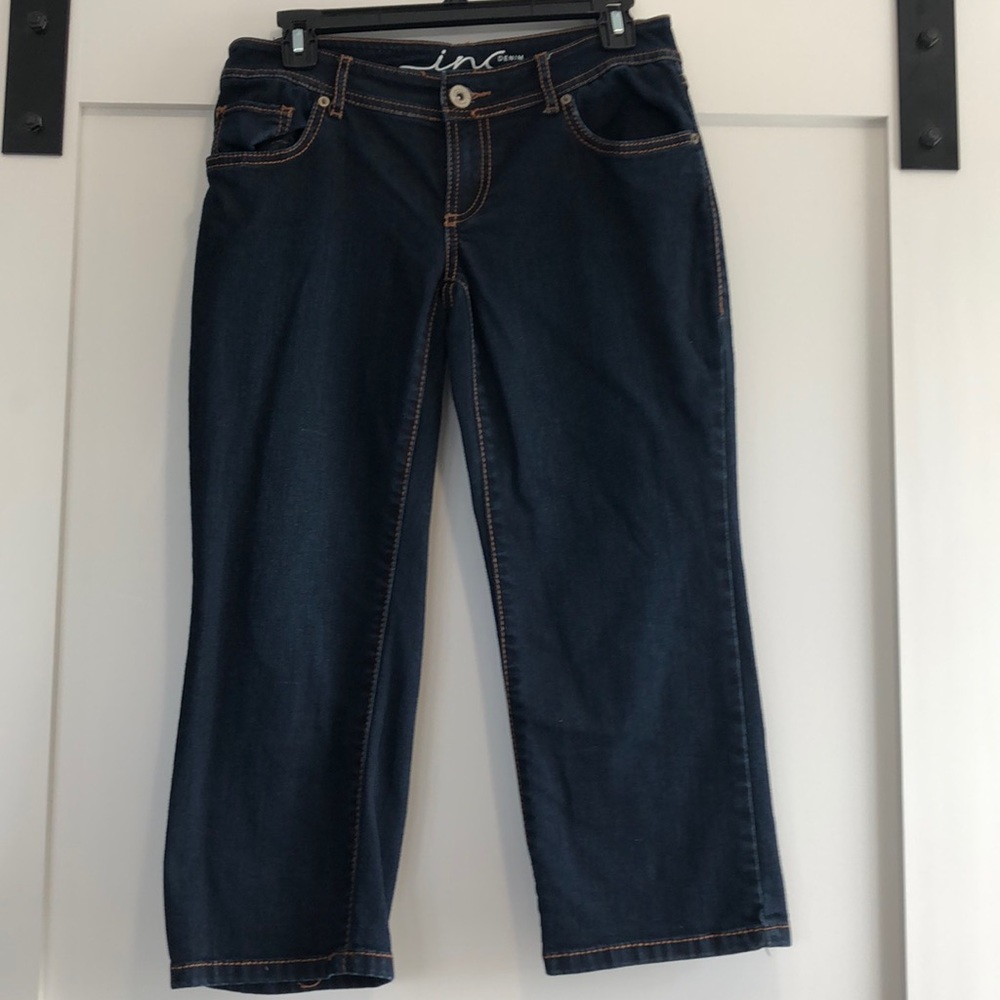 INC international concepts denim size 2 curvy for crop jean 22” inseam